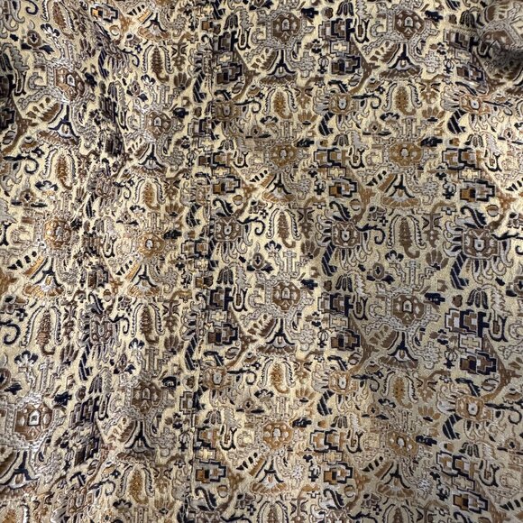 Chico's Women's Metallic Gold Jacquard Tandie Blazer Jacket Size 2 (US L/12) - Picture 7 of 12